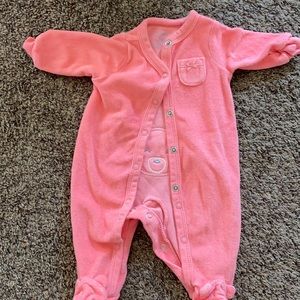 3 pairs of PJs and 1 onesie